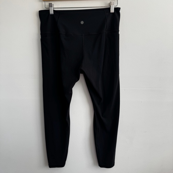 Athleta Black Transcend Stash High Rise Tights Legging Women’s Size XL #533673 - Picture 8 of 12